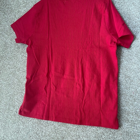 New Turtle Bay Red Short Sleeve Standard T Shirt Top Size L - Picture 5 of 7